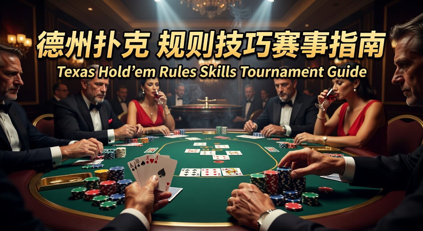 德州扑克全攻略：规则技巧赛事指南