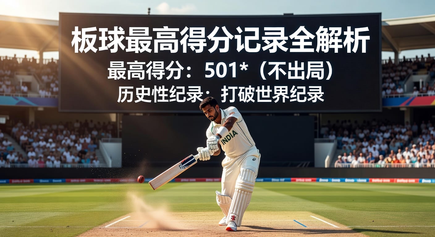 板球最高得分Top10：历史传奇+2026最新突破