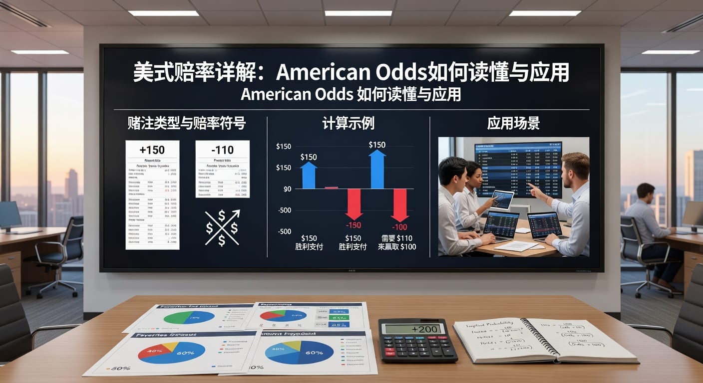 美式赔率 American Odds 阅读计算指南