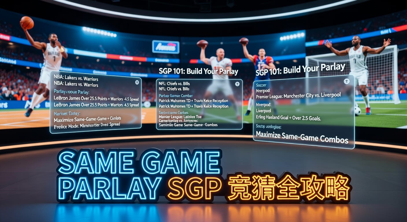 Same Game Parlay SGP 投注指南：2026年体育赛事策略